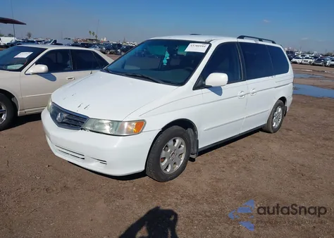 2004 Honda Odyssey Ex from USA, damaged, VIN 5FNRL18634B007366
